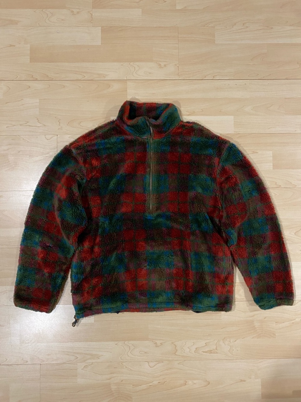 Vintage Quarter zip fleece sweater